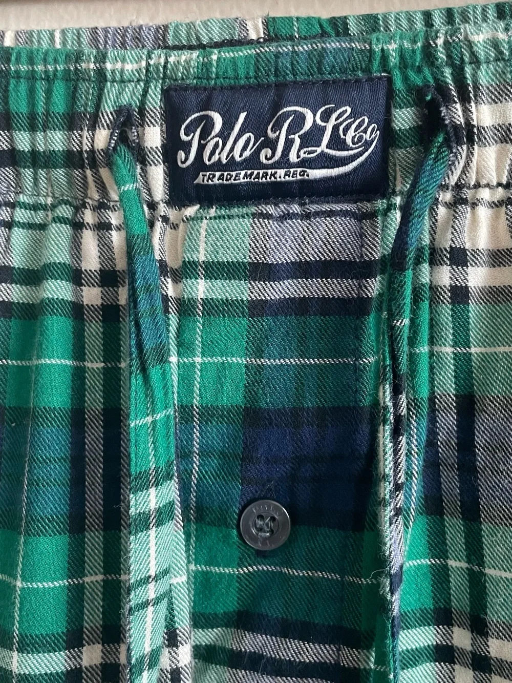 Polo Ralph Lauren Sleepwear Mens Large Pajama Pants Plaid Flannel Lounge